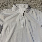 Girl   s Large White Ariat Short Sleeve Horseback Riding Show Shirt