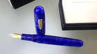 Conklin All American Fountain Pen W  Iridium Germany Nib In Box Lapis Blue