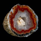 1 8  Polished Cut Agate Geode Crystal Quarts Chalcedony Mineral Specimen