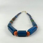 Nueva Cadiz Blue Trade Beads 34inch