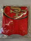 San Francisco 49er Women s Glitter Football Jersey In Black Or Red