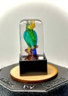 1 12 Dollhouse Miniature Resin Led Magic Light Parrot Working Table Lamp
