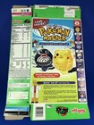 2000 Kellogg   s   Pok  mon  empty Box  Apple Jacks Pikachu Cereal Tops Toy Figure