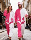 Unisex Adult Costume Animal Cosplay Kigurumi Pajamas Flannel Sleepwear