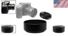 Durable 49mm Screw-in Lens Hood - Complete Set With 58mm Cap For Protection