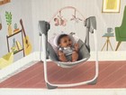 Ingenuity Comfort 2 Go Flora The Unicorn Portable Swing Nib