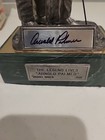 Michael Ricker Pewter Golf Statue Arnold Palmer Signed Jsa Auction Letter 