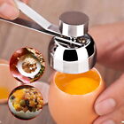 Stainless Steel Egg Topper Cutter Shell Opener Boiled Raw Egg Cracker Knocker