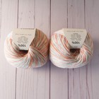 Katia Mimosa   Lot Of 2    300 Salmon   100  Cotton   Variegated   Super Soft