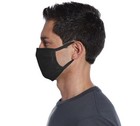 100 Custom Screen Printed Personalized Black Face Masks -  2 90 Each Bulk