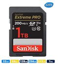 Sandisk Extreme Pro Sd Memory Card Class 10 4k Uhs-1 V30 Full Hd Video U3