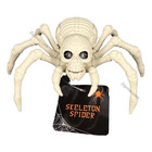 Skeleton Spider Figurine Halloween Spooky Decor Bone White Statue 8 Legs