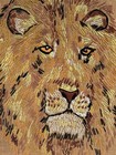  Crewel Embroidery Wall Art Born Free Burlap Framed 31  X 25 