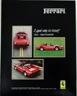 2 1983 Ferrari Single Sheet 2 Sided Sales Brochures 8 5x11 Inches  blue-3