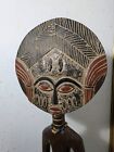 Vintage 36  Hand Carved Wood African Sculpture Statue Figure Asanti Akuaba Ghana