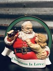 Coca-cola Trim-a-tree Collection Ornament Christmas Is Love H2803 In Box 1986