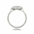 Antique Vintage Art Deco 3 30 Ct Asscher Cut Diamond Engagement Ring 925 Silver