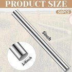 Galvanized Fence Brace Pins 50pcs  Plated Pegs For Farmers Contractors Home Use