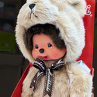 8  Large Monchhichi Doll - Animal Friend Teddy Bear - Authentic Monkey Plush