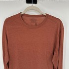 Patagonia Womens Capilene Cool Trail Long Sleeve Shirt Sienna Brown 24486 L