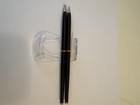 Vintage Colibri Pen And Pencil Set Matte Black Gold Trim Roc Parker Style
