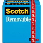 3m 8112pk Scotch Removable Tape 0 75  X 1296  2 Rolls