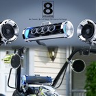 Waterproof Motorcycle Stereo 8 Speakers Audio System Bluetooth 300w Amp Fm Radio