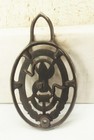 Vtg Antique Singer Treadle Sewing Machine Cast Iron Base Emblem Logo Name Plate