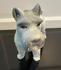 Vintage  Ardalt Porcelain Schnauzer Dog Figurine Japan