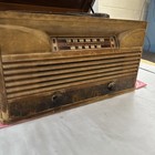 Vintage Philco 10535-a Fm am Tube Radio And Record Player 