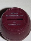 Vintage  Money Home Savings Bank Of Upstate Ny New York  Barrel Coin Bank