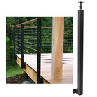 33 5 Inch Wall Mount Iron Stair Post Suitable For Deck  Balcony  Stair   85cm 