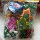 Vintage Christmas Stick On Gift Present Bows 75 Ct Made In Usa New