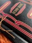 Gorgeous Vintage Antique Scrapbook Folder 1930s-40s Leatherette Sweet  