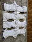 Lot Of 8 Cloth Pocket Diapers With Bamboo Cotton Blend Inserts