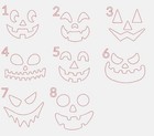 Halloween Lantern Router Templates Cast Acrylic  Halloween Jack-o-lanterns