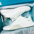 New G fore Men s G 112 Snow nimbus Golf Shoes White Pu Leather Sneakers Sz 10-12