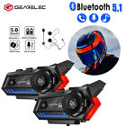 2pcs Motorcycle Helmet Headset Wireless Bluetooth Headphone Speaker Hands-free