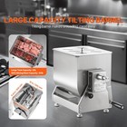 Uimoso 20l Tilt Manual Meat Mixer 30lb Tank Mixing Max For Meat Sausage Mixer