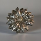 925 Sterling Silver Vintage Mexico Mws Floral Pin Brooch   Pendant