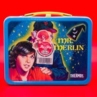 Vintage 1981  mr  Merlin  King-seeley Metal Lunchbox With Thermos -new-