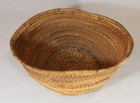 Antique Nw Skokomish Or Quinault Indian Tribal Soft Gathering Basket C  1910