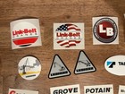 Lot Of 15 Manitowoc Link Belt Liebher Tadano Grove Etc Cranes Hardhat  Stickers
