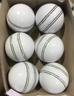 Leather Cricket Hard Balls 46-piece High Quality Leather - Red  White And  Black