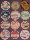 Vintage Milk Bottle Caps Lot Of 24 Different Originals  30 Unused New Old Stock