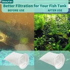 7 Inch 20 Pack 150 Micron Honeycomb Filter 20 7 Sock  White 
