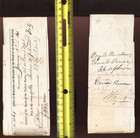 Richard Mentor Johnson American Politician  Signed Bank Check Bz2079