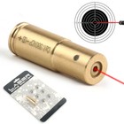  380 Acp Red Laser Bore Sighter Brass Cartridge Boresighter W  6 Batteries