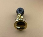 Genuine 7  Long Vintage Lowrider Bicycle Lowrider Bicycle Bugle Horn In Gold 