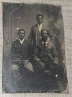 1870s Tintype Of 3 African American Dandies